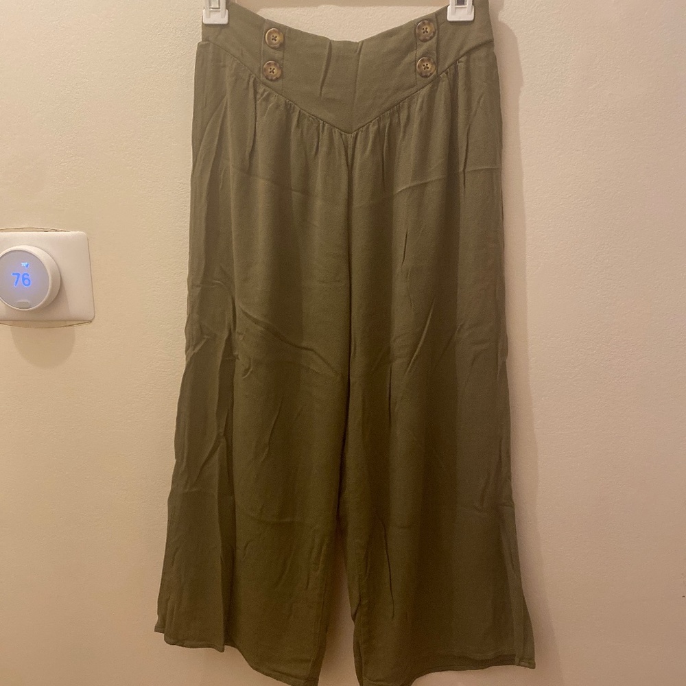 Olive green pants